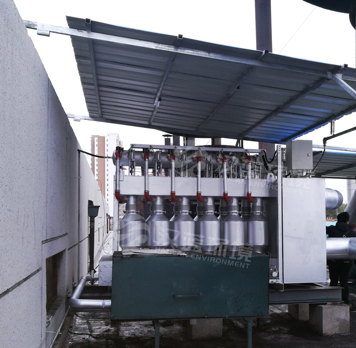 萬純柴油發動機測試臺架尾氣凈化設備