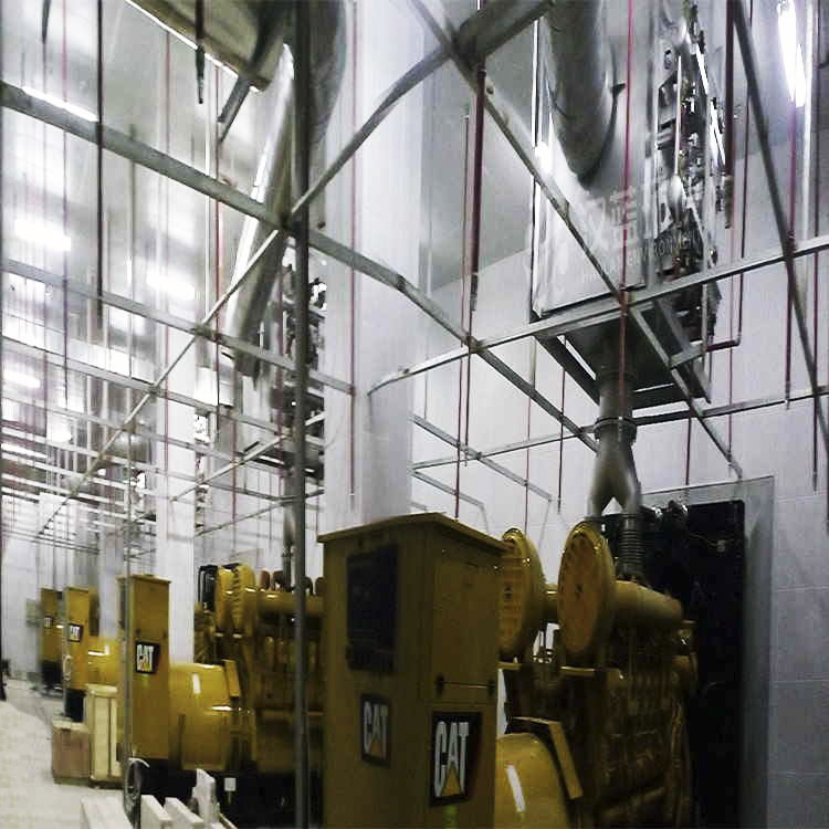 萬純柴油發(fā)電機組尾氣凈化器