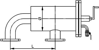 臥式手搖刷式過濾器