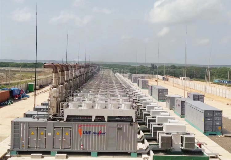 古巴電站發電機組低噪聲消聲器項目